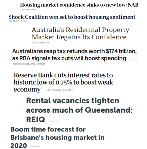 The news headlines that defined the 2019 property market