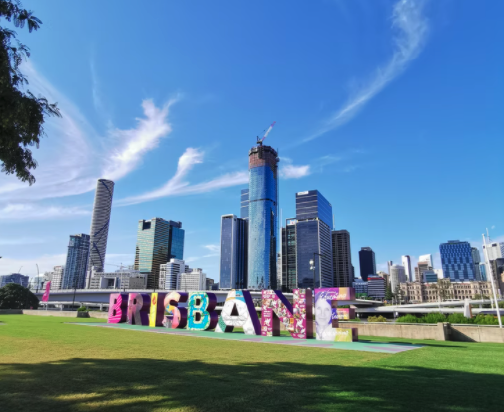 Brisbane City, Brisbane sign in South Bank