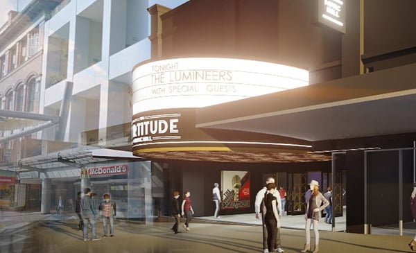 Artist impression of the Fortitude Music Hall